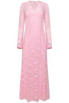 Laurine Lace Maxi Dress - Light Pink