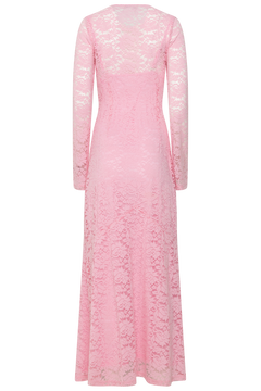 Laurine Lace Maxi Dress - Light Pink