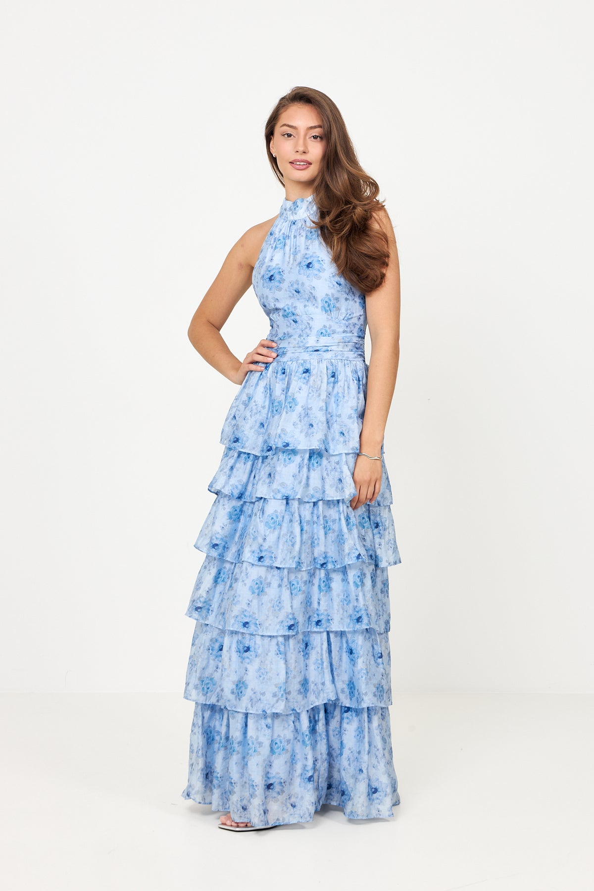 Ingalu Maxi Dress - Blue