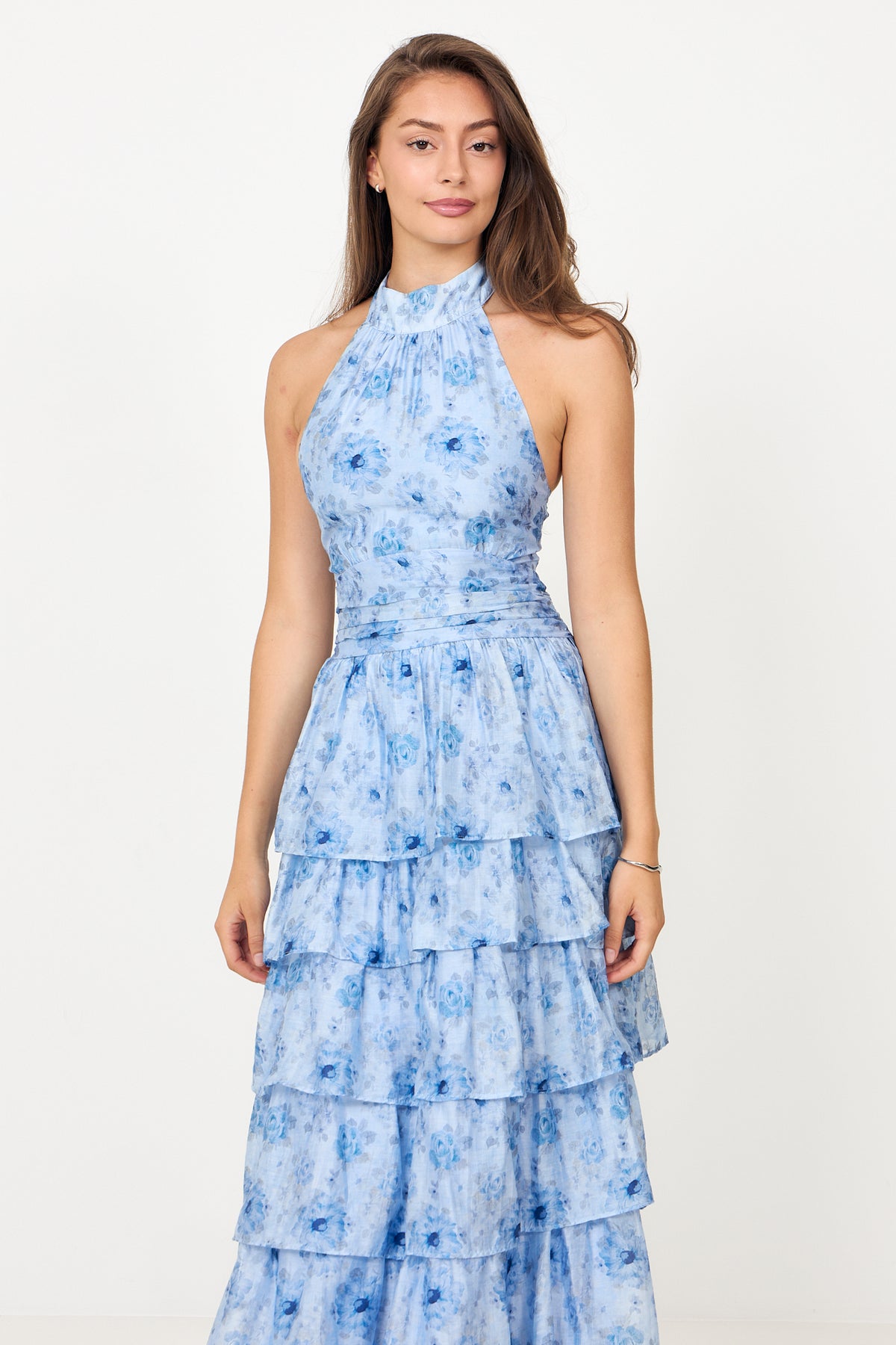 Ingalu Maxi Dress - Blue