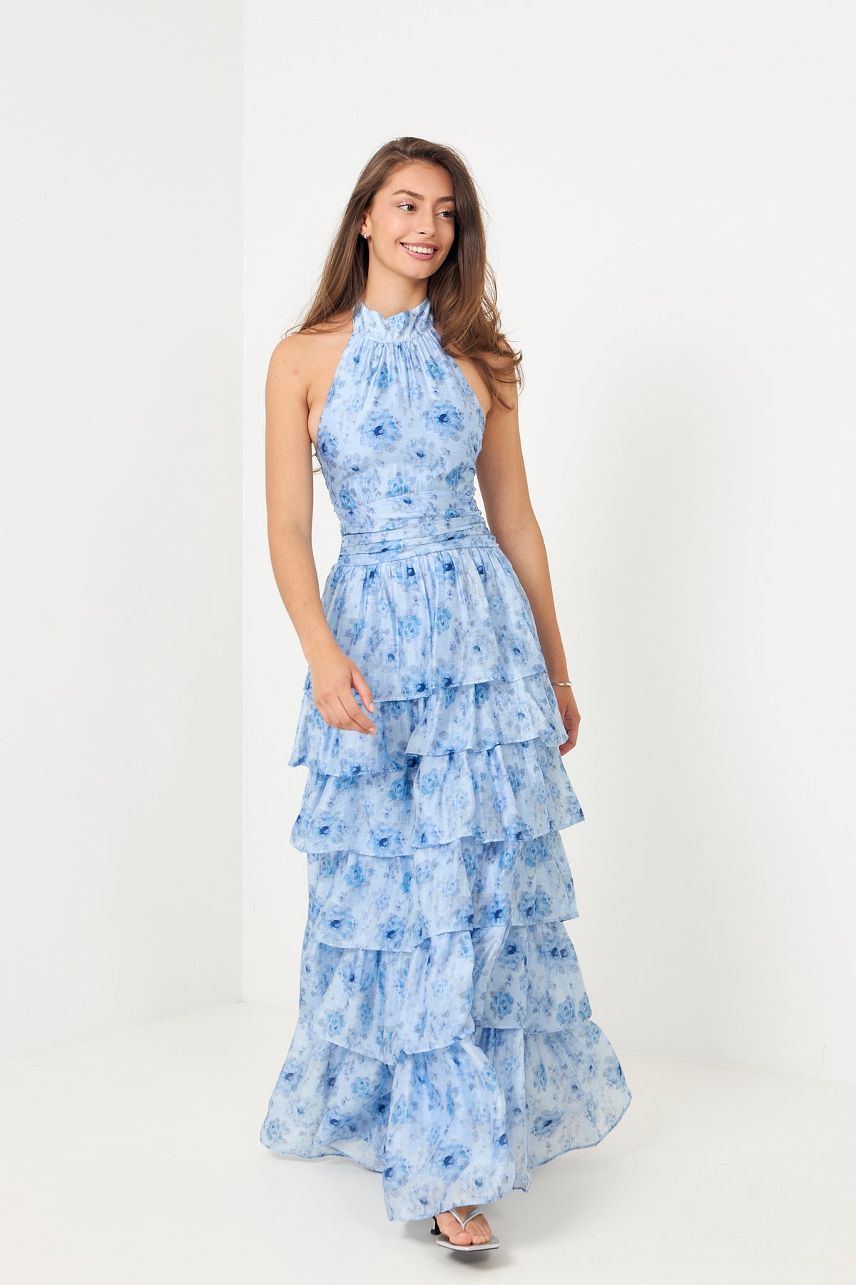 Ingalu Maxi Dress - Blue