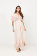 Marlene Chiffon Maxi Dress - Light Pink