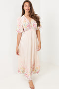 Marlene Chiffon Maxi Dress - Light Pink