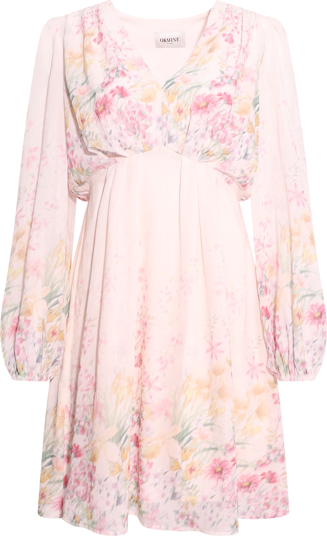 Maja Chiffon Mini Dress - Light Pink