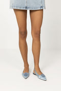 Fiona Crystal Satin - Light Blue
