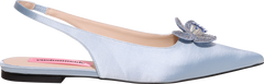 Fiona Crystal Satin - Light Blue