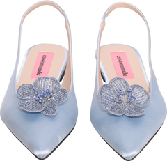 Fiona Crystal Satin - Light Blue