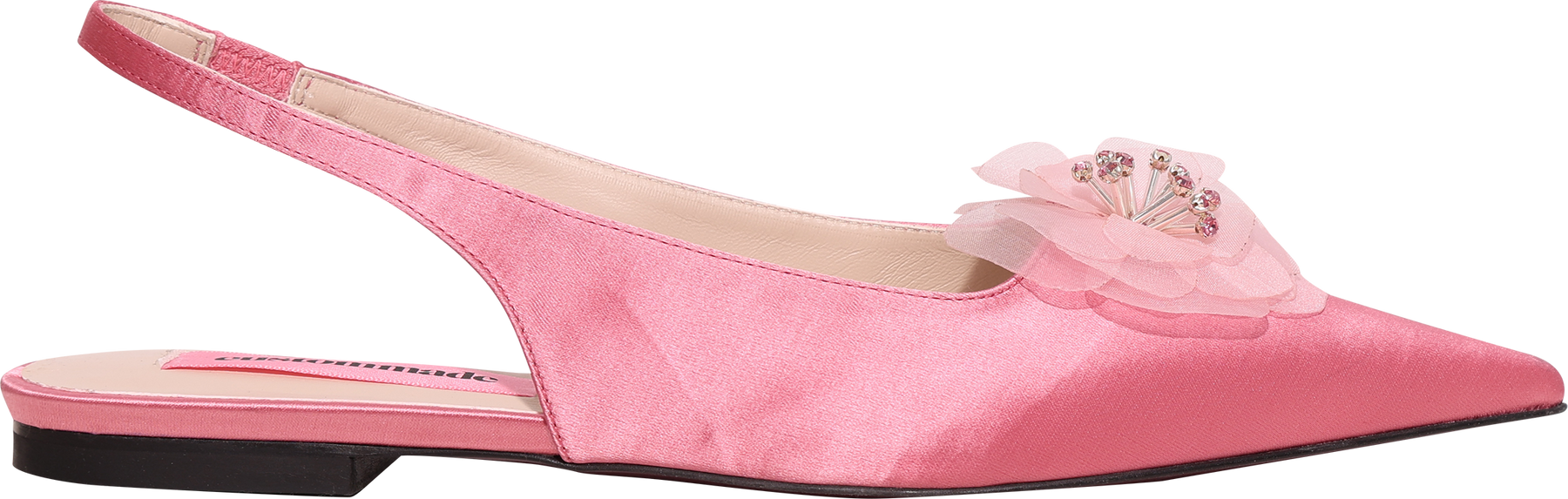 Fiona Flower Satin - Blush