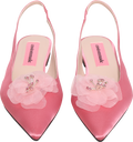 Fiona Flower Satin - Blush