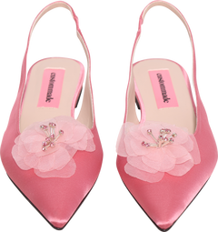 Fiona Flower Satin - Blush