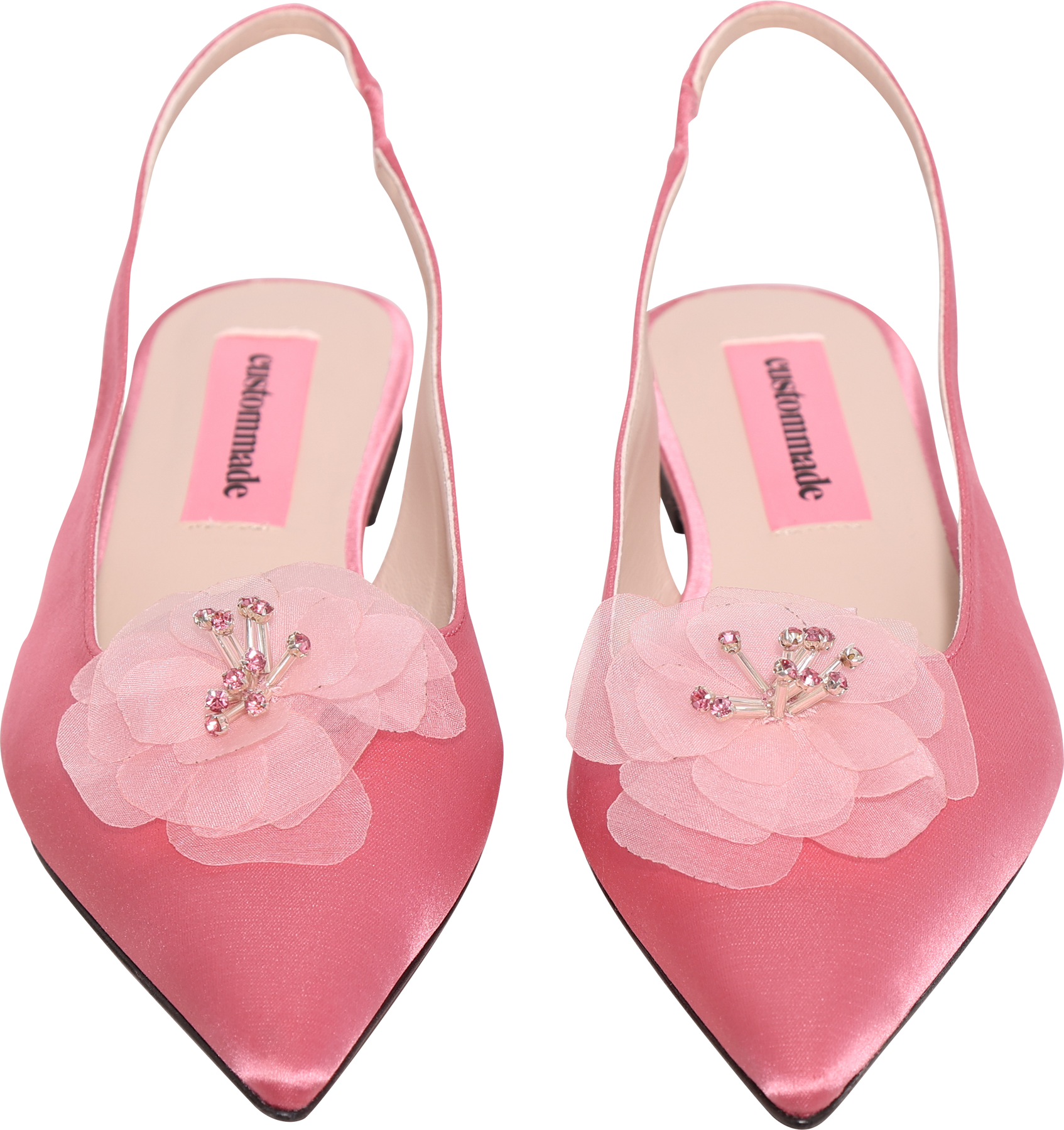 Fiona Flower Satin - Blush