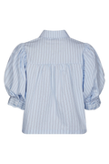 Etta Stripe Stone Shirt - Light Blue