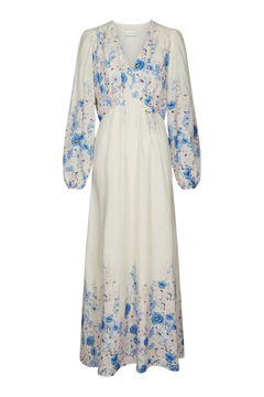 Silfi Flower Print Dress - Blue