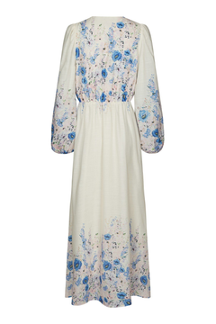 Silfi Flower Print Dress - Blue