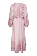 Silfi Flower Print Dress - Dusty Rose