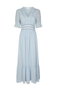 Alvina S Voile Dress - Light Blue