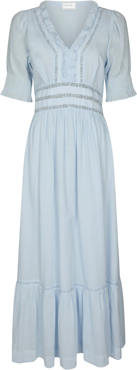 Alvina S Voile Dress - Light Blue