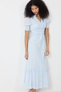 Alvina S Voile Dress - Light Blue