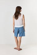 Celia Ruffle Top - White