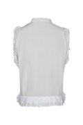 Celia Ruffle Top - White
