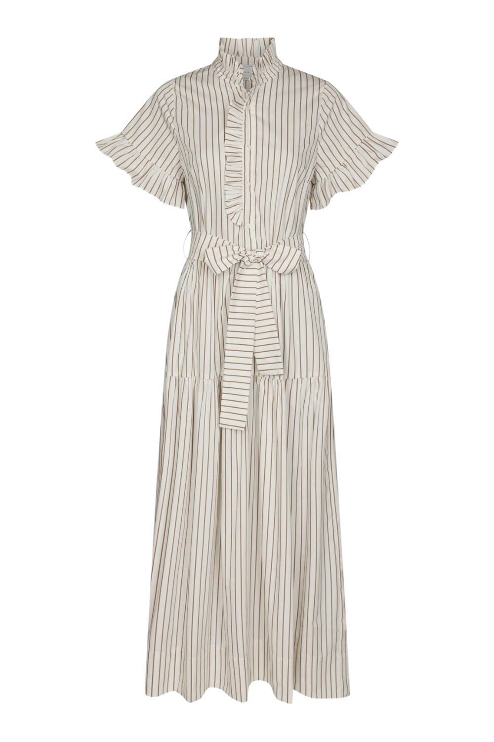 Nellie Wide Stripe Dress - Ivory