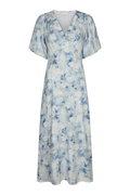 Illana Floral Fusion Dress - Blue