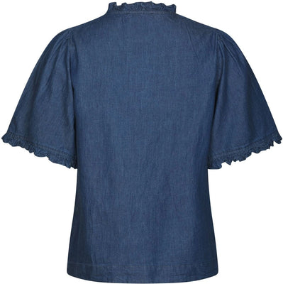 Wendia Denim Blouse - Blue