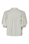 Etta Slim Stripe Shirt - Off White