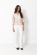 Roselle Blooming Blouse - Misty Rose