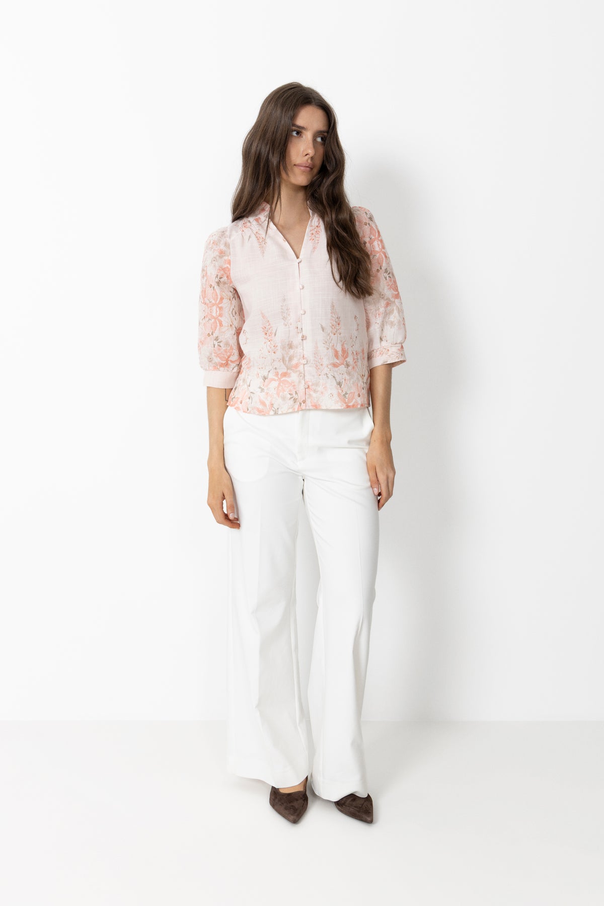 Roselle Blooming Blouse - Misty Rose
