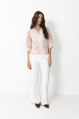 Roselle Blooming Blouse - Misty Rose