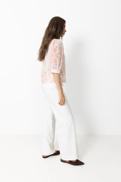 Roselle Blooming Blouse - Misty Rose