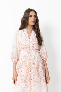 Stellar Blooming Dress - Misty Rose