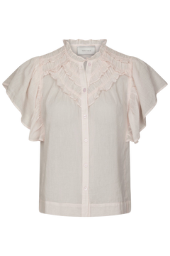 Vinsa S Voile Top - Light Pink