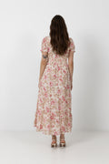 Kanza Flower Rose Dress - Rose