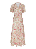 Kanza Flower Rose Dress - Rose