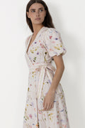 Clarine Flower Dress - Off White
