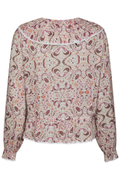 Ajda Paisley Dance Blouse - Rose