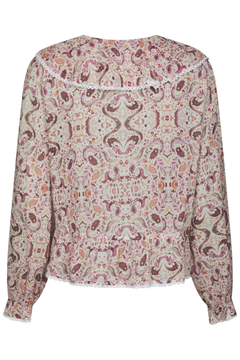 Ajda Paisley Dance Blouse - Rose