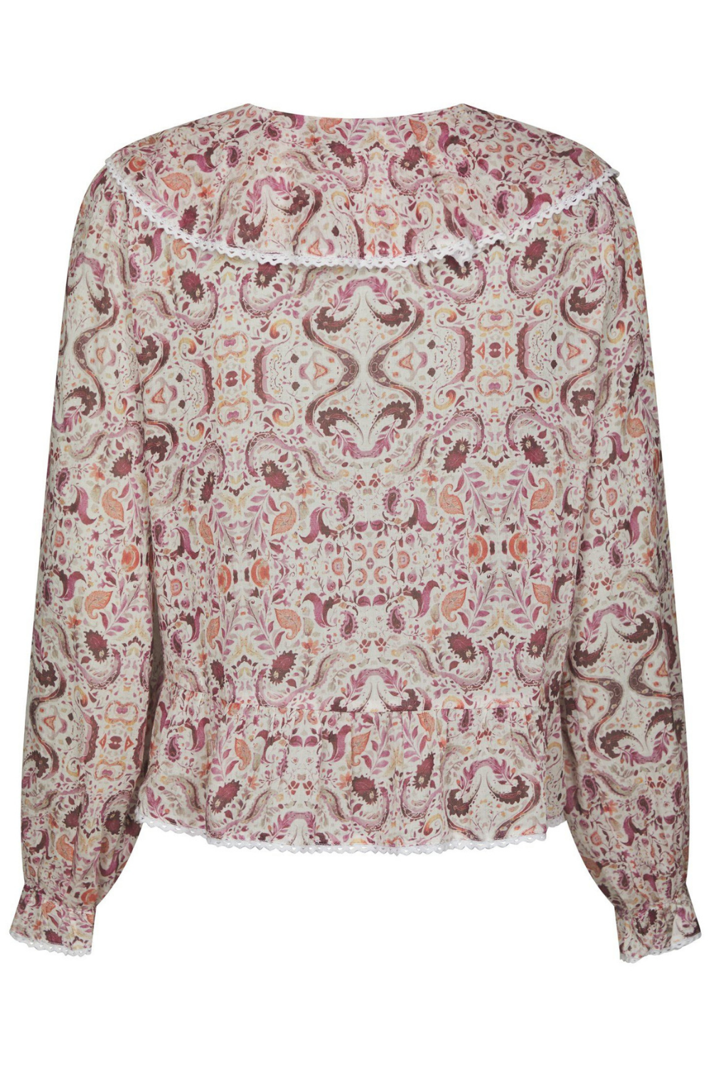 Ajda Paisley Dance Blouse - Rose