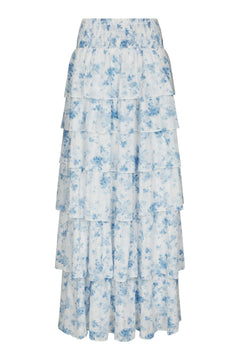 Morris Fleur Skirt - Blue Floral