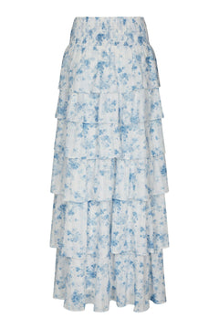Morris Fleur Skirt - Blue Floral