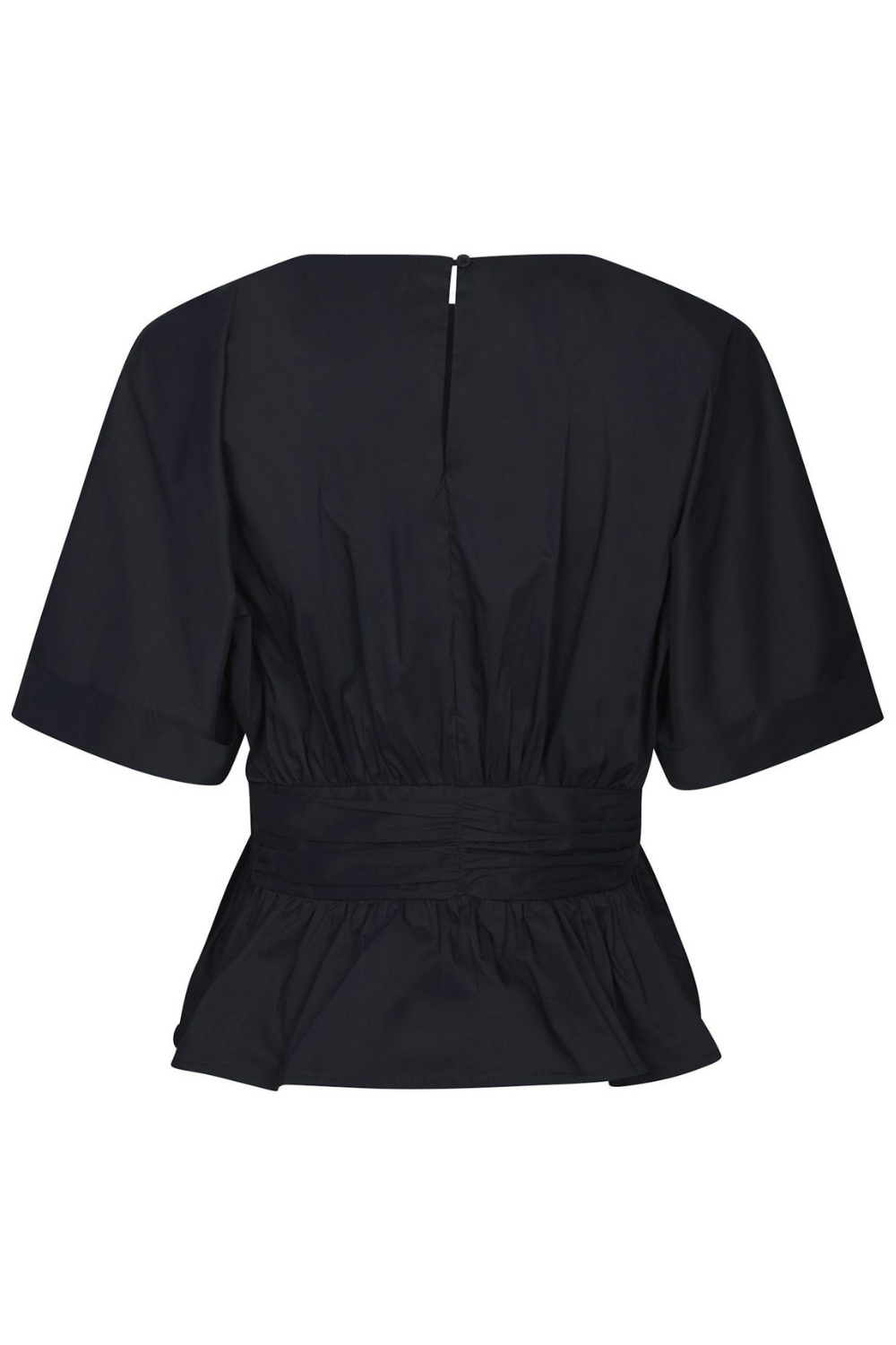 Annegret Poplin Blouse - Navy