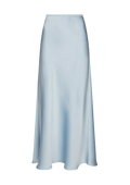 Vicky Heavy Sateen Skirt - Light Blue