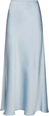 Vicky Heavy Sateen Skirt - Light Blue