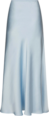 Vicky Heavy Sateen Skirt - Light Blue