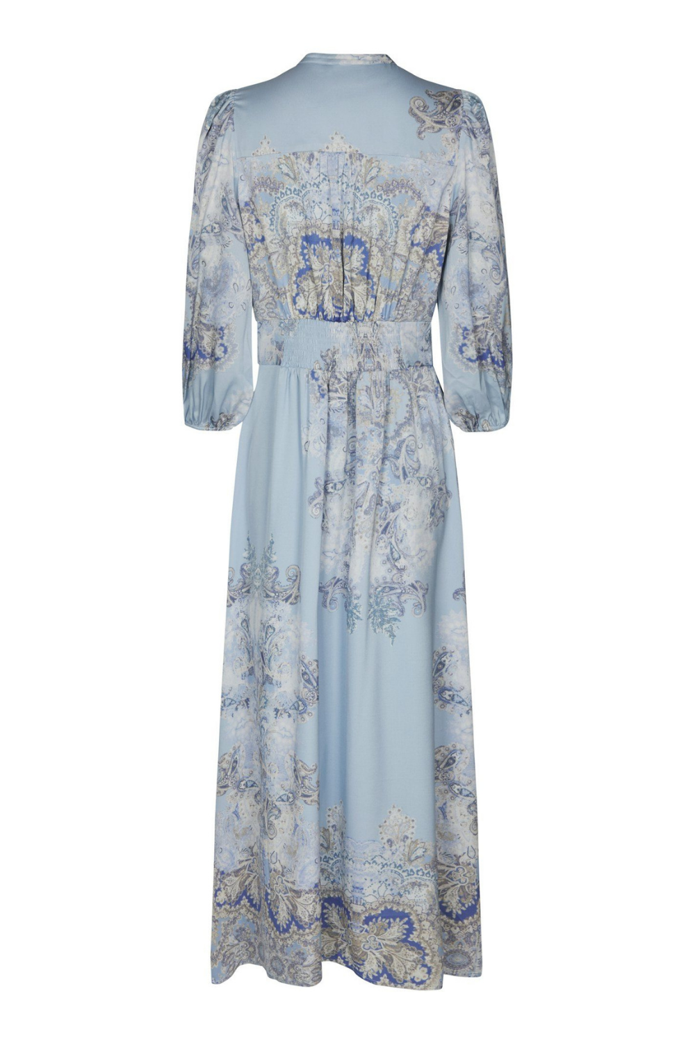 Stellar Artist Paisley Dress - Light Blue