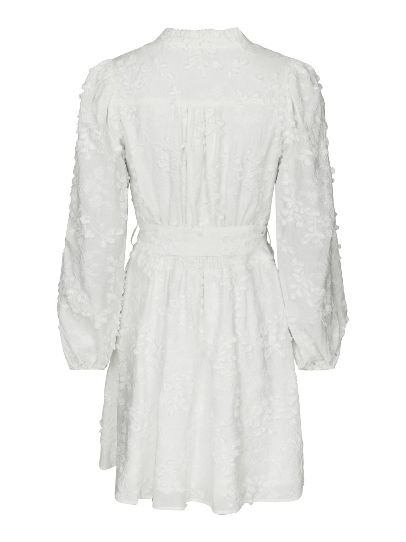 Monnie Embroidery Dress - White
