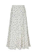 Asta Small Blossom Skirt - White Blue