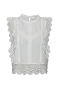 Samia Lace Top - White